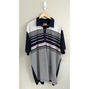 Puma Golf Polo Tech‎ Striped Shirt Men’s Size 2XL Dry Cell Logo (flaw)